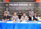 Polres Gresik Bongkar Jaringan Narkoba Amankan 2 Tersangka Pengedar dan 209 Gram Sabu